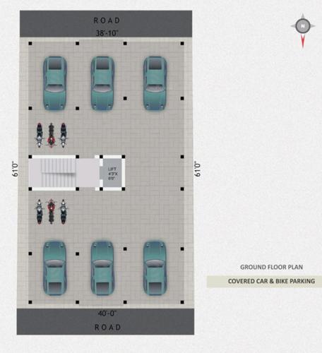  sai-ranga-flats Sai Ranga Flats Ground Floor Cluster Plan