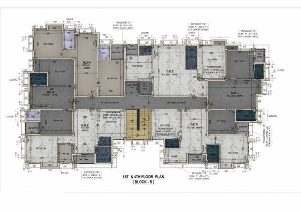  green-view-residency Block - A Cluster Plan