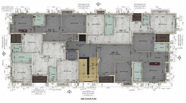  green-view-residency Block - B Cluster Plan