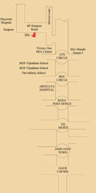  green villas iii Location Plan