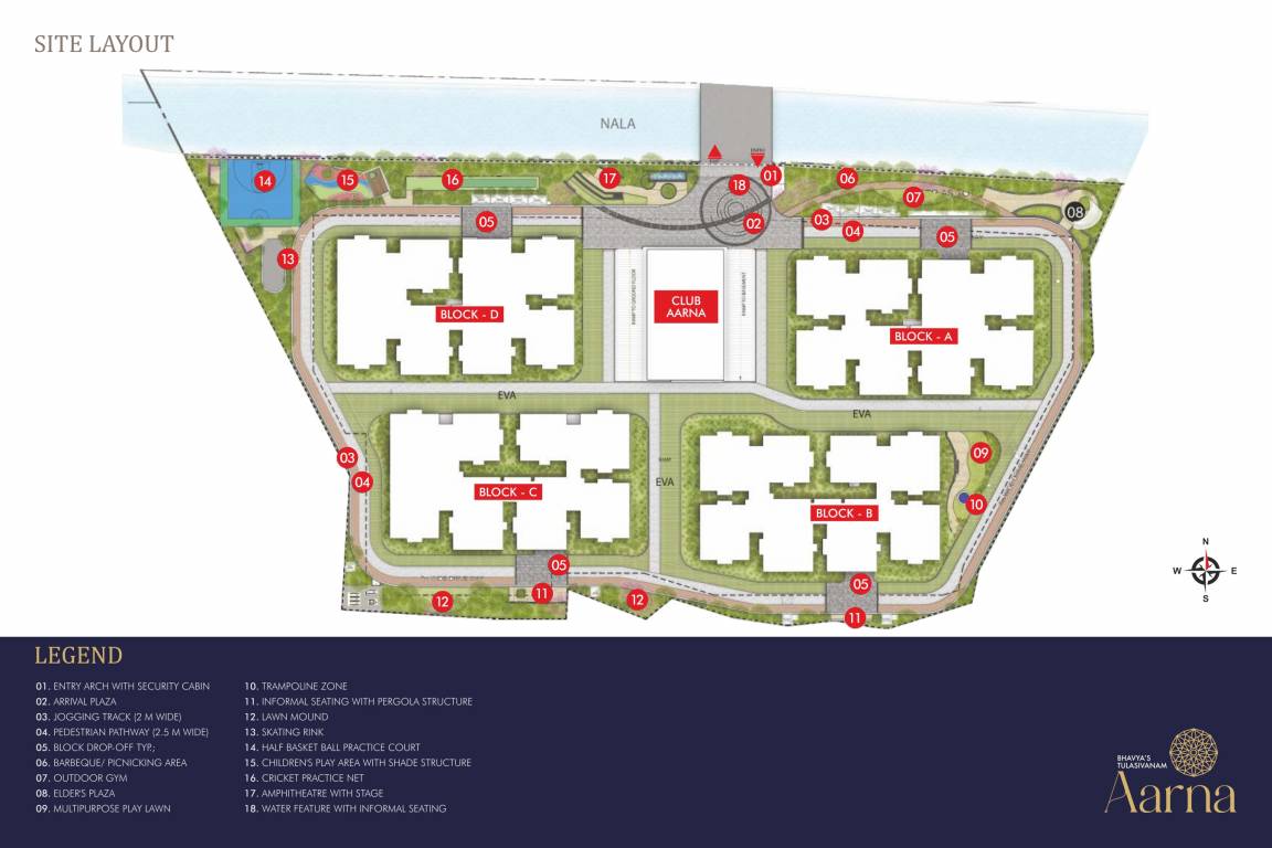  tulasivanam aarna Layout Plan