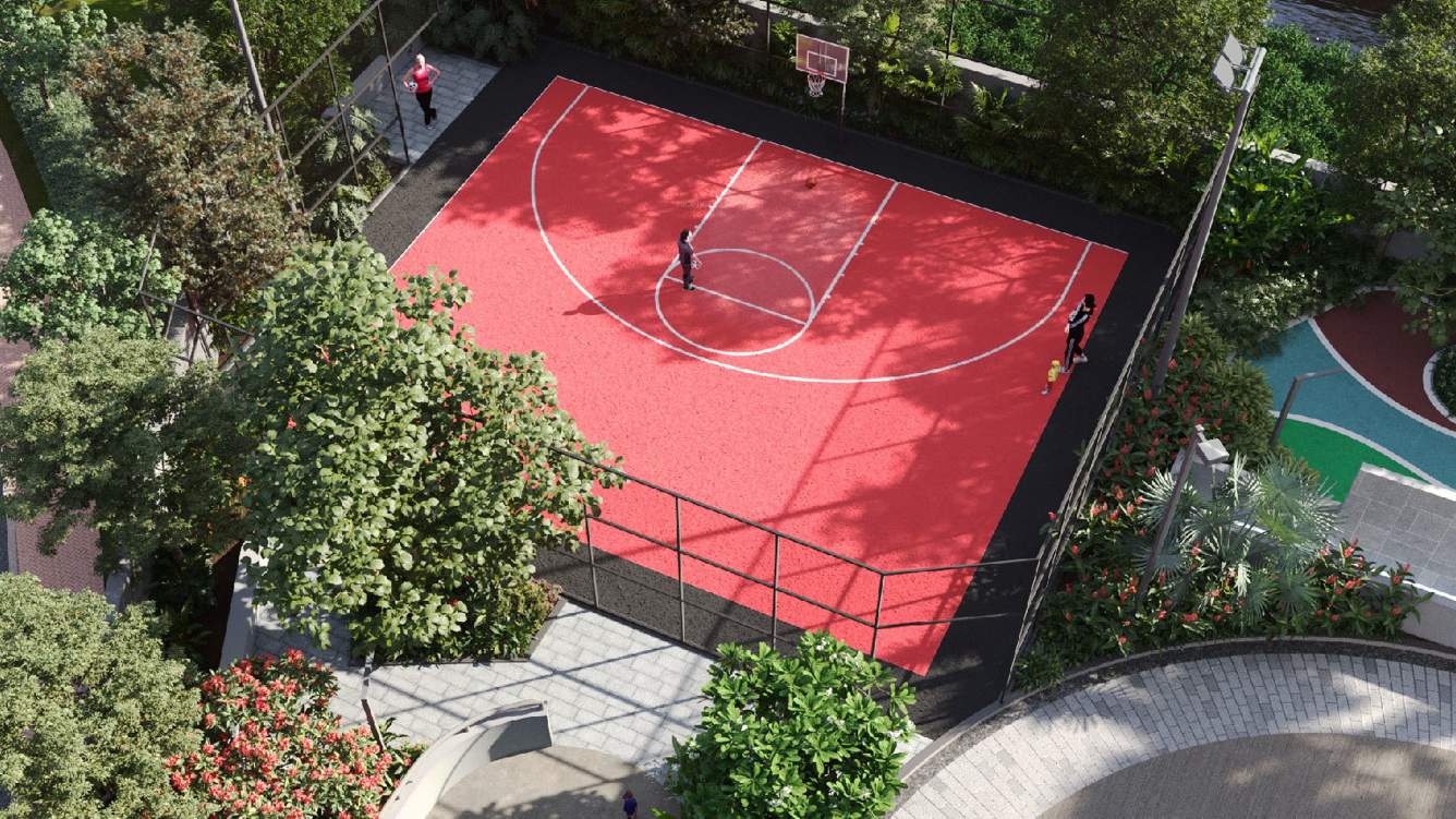  tulasivanam aarna Basketball Court