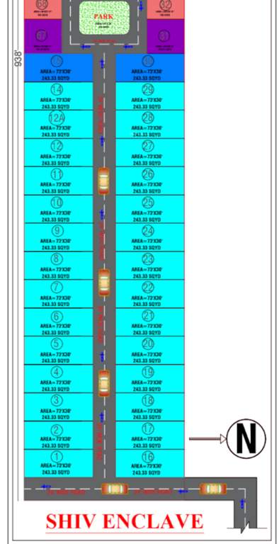 shiv enclave Layout Plan