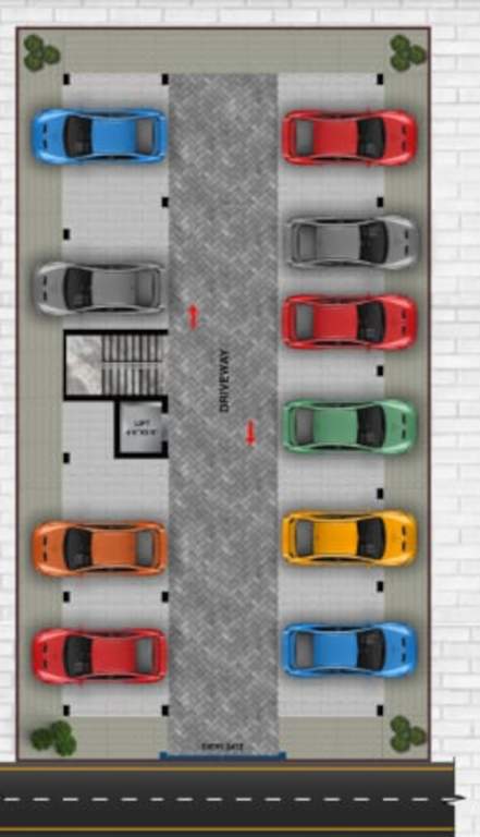  sri mahalakshmi flats Sri Mahalakshmi Ground Floor Flats Cluster Plan