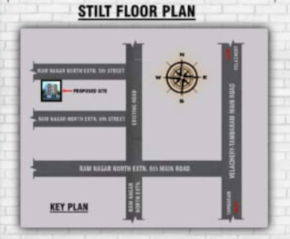  sri mahalakshmi flats Location Plan