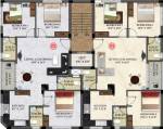  homes Mathi Homes Cluster Plan For 1st Floor