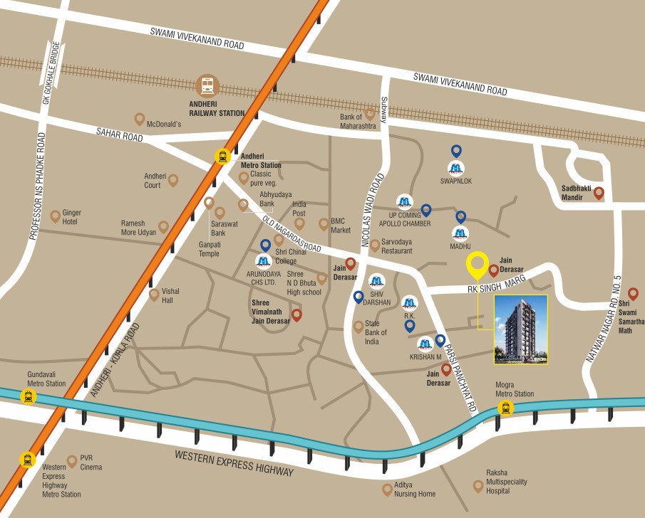  rekha pragati Location Plan
