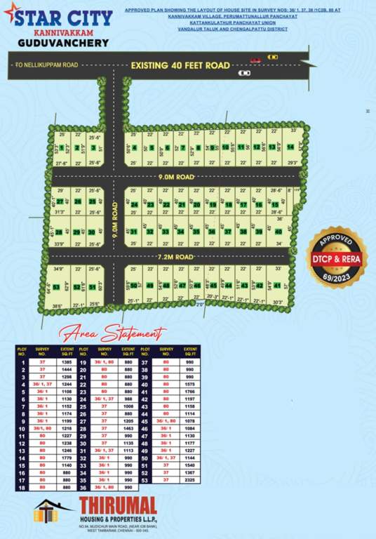  star city Layout Plan