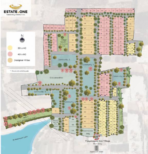  vijayanagar-eco-village Layout Plan