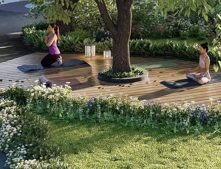  arto helix Yoga/ Meditation Area