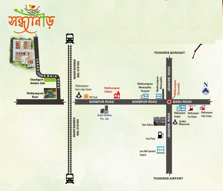  sandhyaneer Location Plan