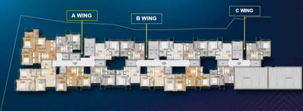  crest Wing C,D Cluster Plan For Typical Floor Plan