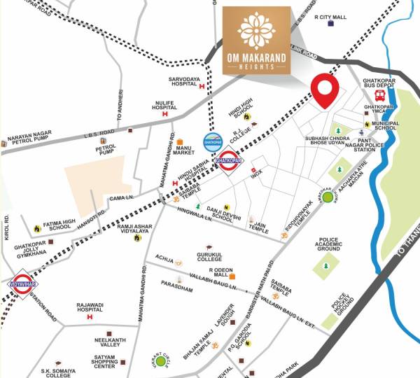  om-makarand-heights Location Plan