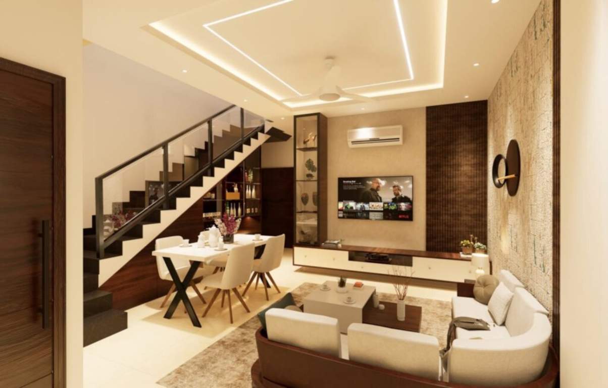  achyutam and naivedyam villas Living Area