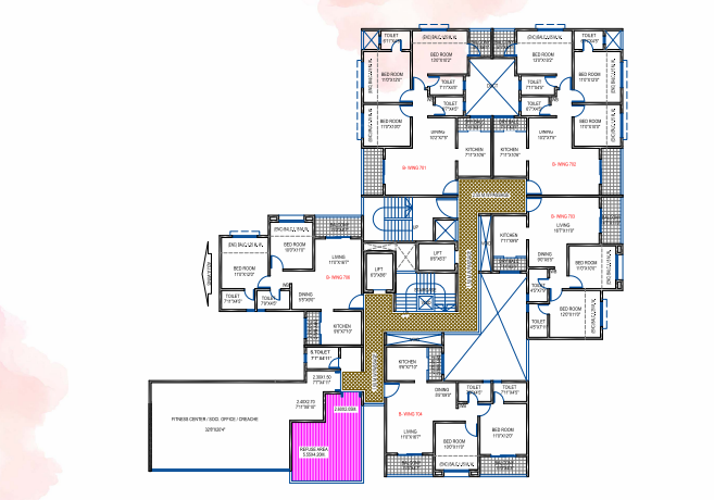  shree ganesh gracia B Cluster Plan