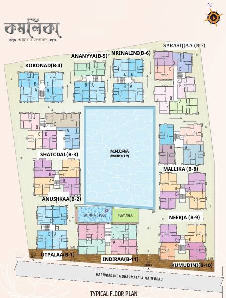  kamalika Tower 1 to Tower 11 Cluster Plan