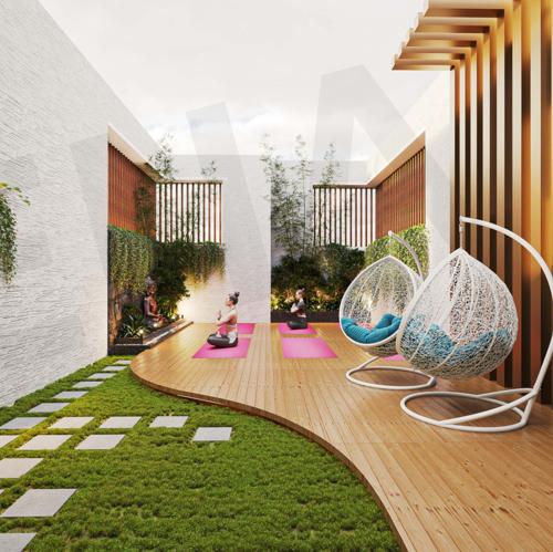  19-degree-north Yoga/ Meditation Area