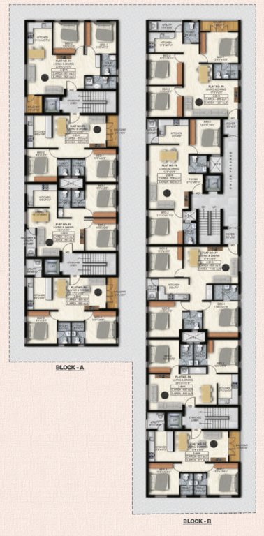  raghavendra flats Cluster Plan