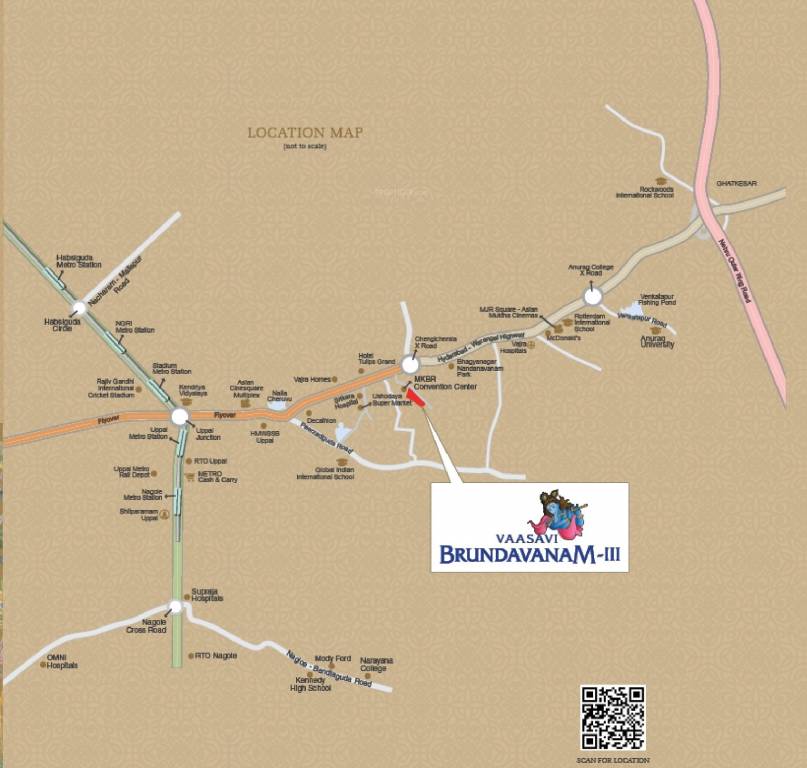  vaasavi brundavanam iii Location Plan