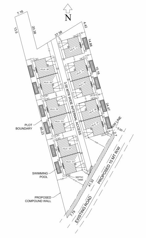  statement villas Layout Plan