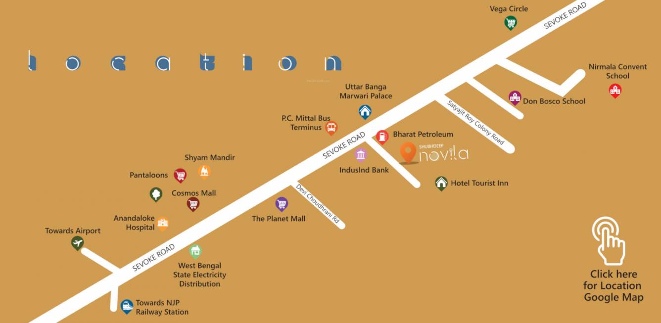 novila Location Plan