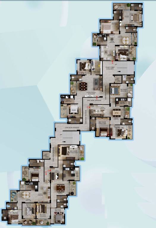  gardenia Gardenia Cluster Plan For Typical Floor Plan