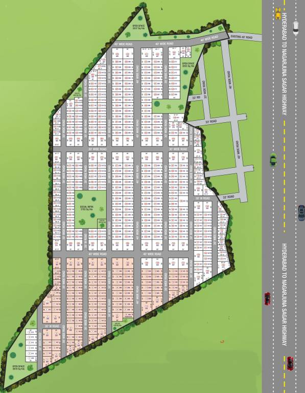  sree city Layout Plan