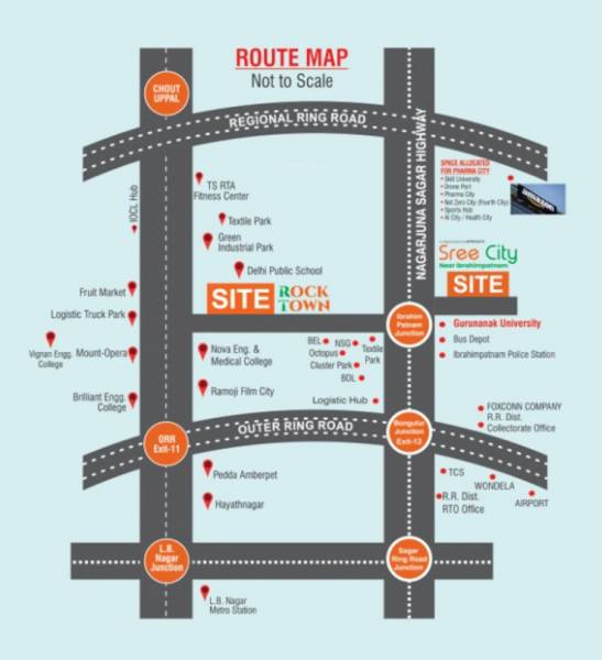  sree-city Location Plan