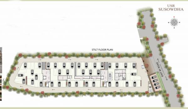  susowdha Susowdha Stilt Floor Cluster Plan