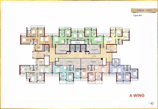  gami-bianca Wing A Cluster Plan for 20th Floor