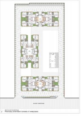  new-launch Cluster Plan from 2nd to 21th Floor
