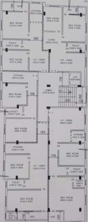  suniti apartment Suniti Apartment Cluster Plan For Typical Floor Plan