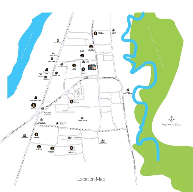  cp greens Location Plan