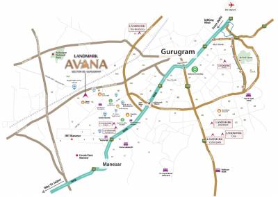 Location Plan avana-1st-phase Location Plan