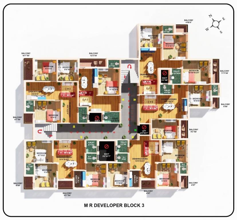  pathikrit complex Block C Cluster Plan