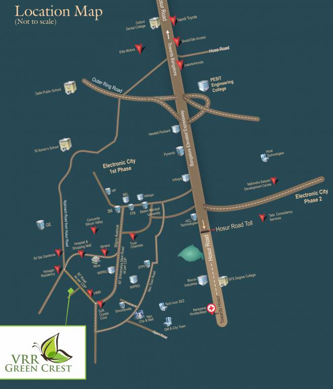  green crest Location Plan