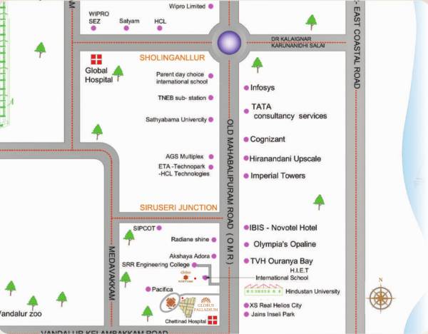  globus-palladium Location Plan