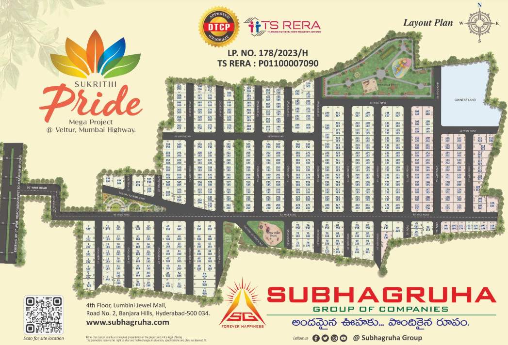  sukrithi pride Layout Plan