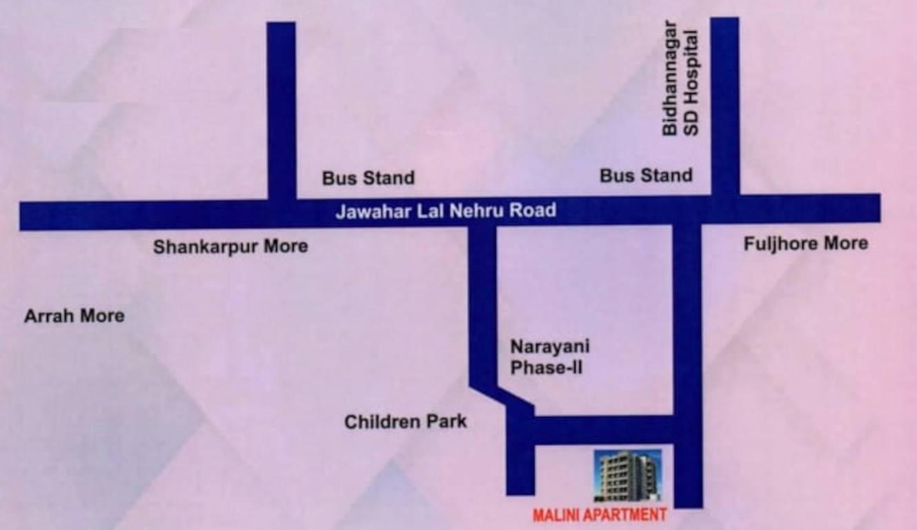  malini apartment Location Plan