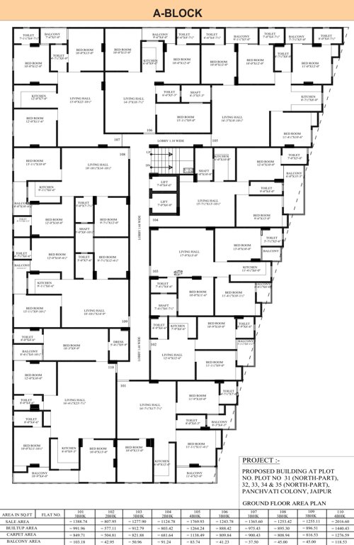  prime a Parth Prime A Cluster Plan For Ground Floor