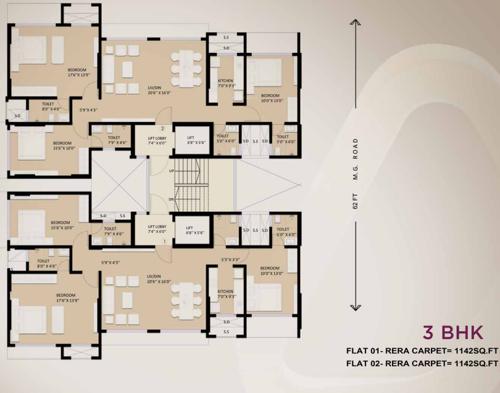  pramukh-krupa-phase-2 Wing A and B - Residential Cluster Plan