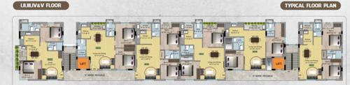 Rathis Luxury Cluster Plan from 1st to 5th Floor rathis-luxury Rathis Luxury Cluster Plan from 1st to 5th Floor