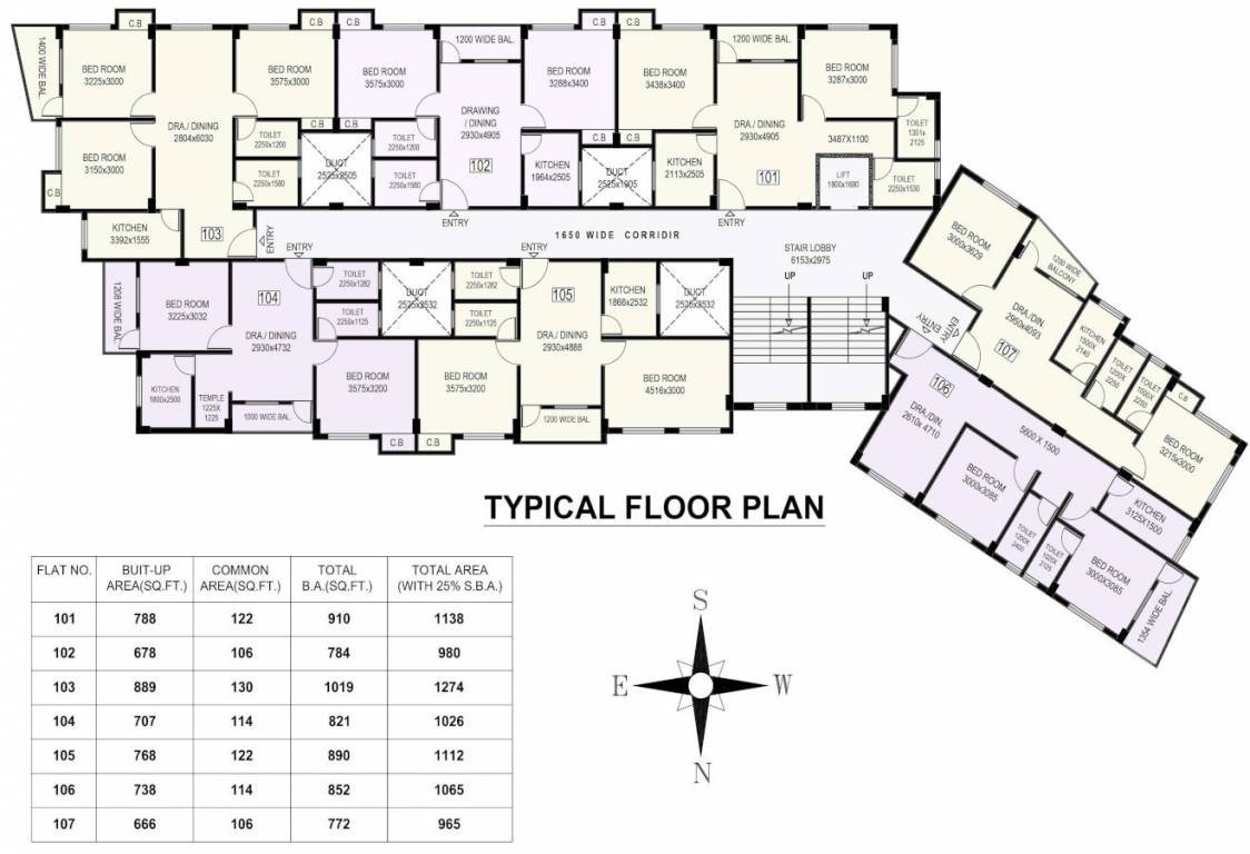  royal pashupati Royal Pashupati Residency Typical Cluster Plan