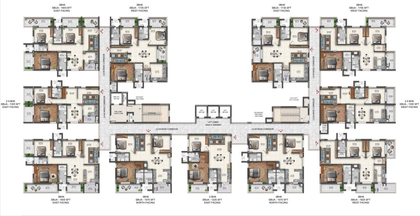  east crest Katam Pranava East Crest Cluster Plan