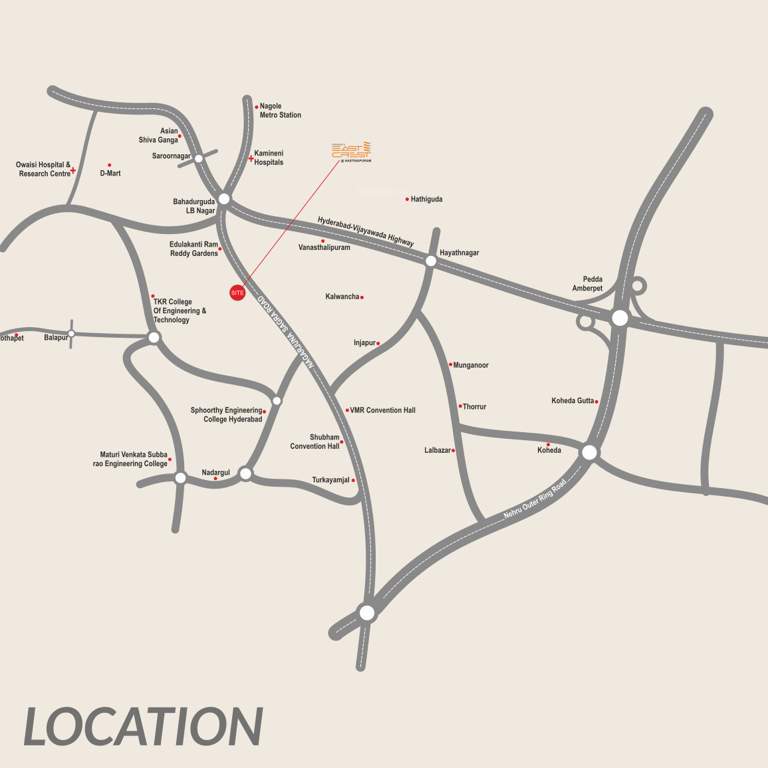  east crest Location Plan