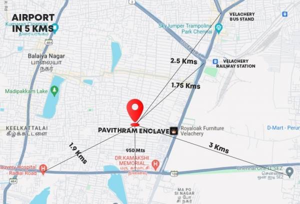  pavithram-enclave Location Plan