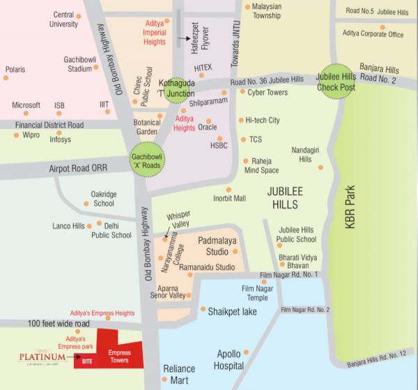  platinum-towers Location Plan