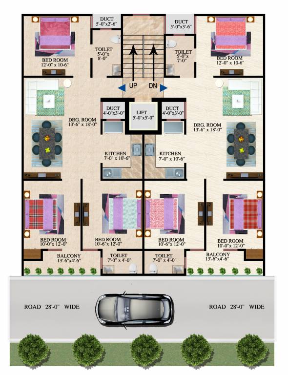  avantika homes Avantika Homes Cluster Plan