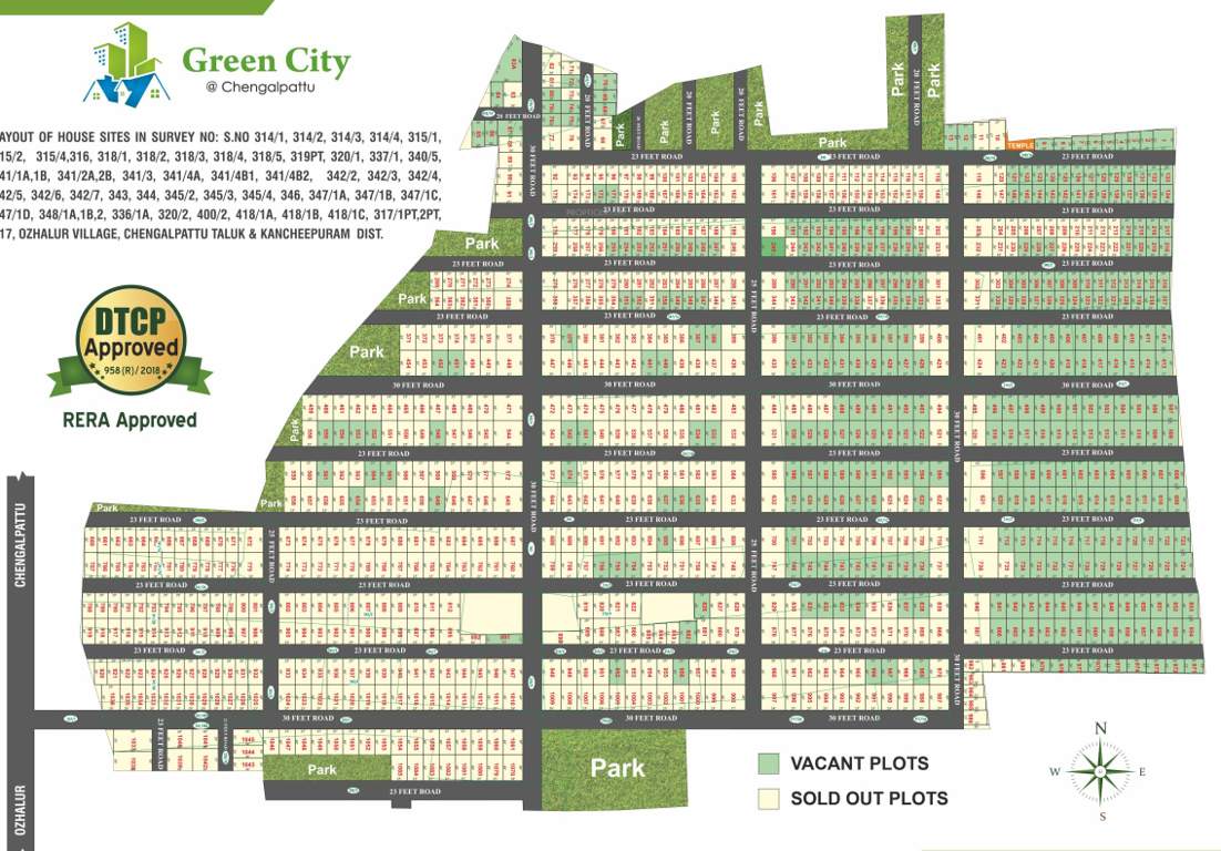  green city phase 1 Layout Plan