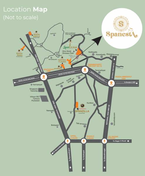  spanesta-villa Location Plan